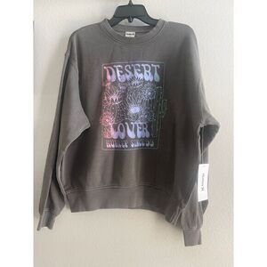 Hurley Desert Lover Long Sleeve‎ Boyfriend Fleece Graphic Sweatshirt